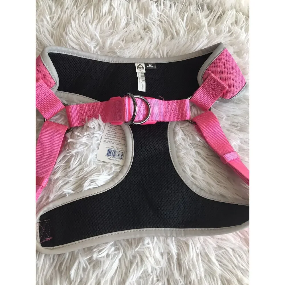 TOP PAW Hot Pink Reflective Comfort Dog Harness (EXTRA LARGE) (NEW)